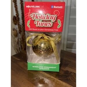 Holiday Tunes Wireless Bluetooth Ornament Speaker Not tested